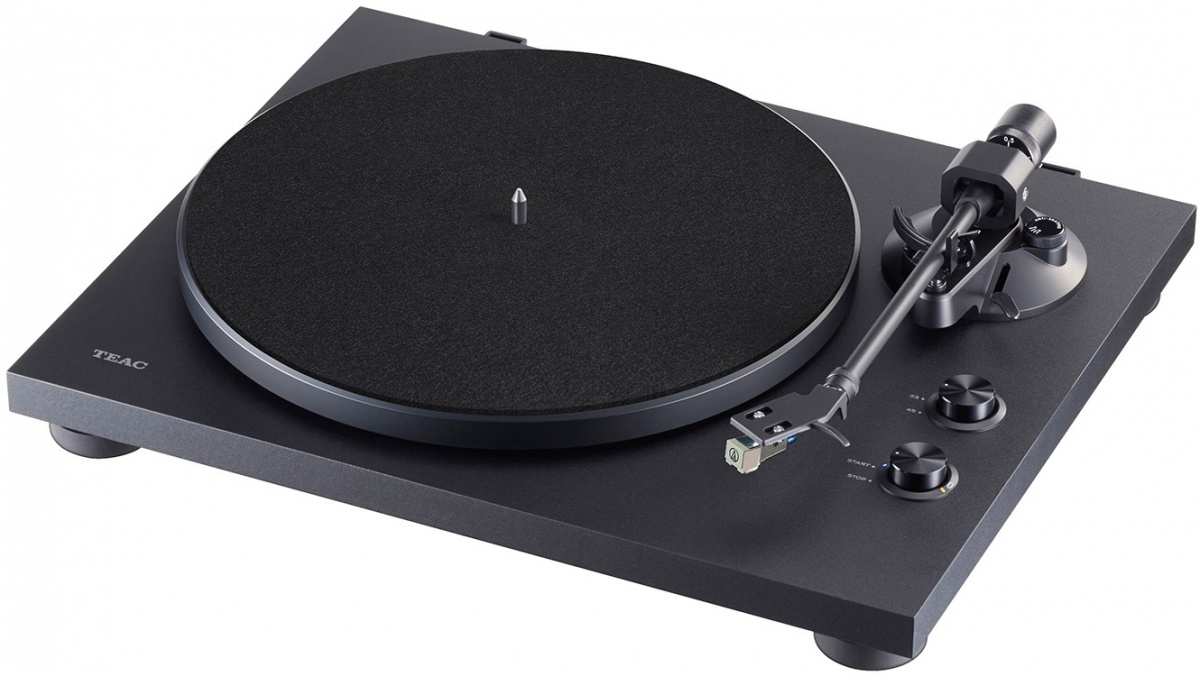 Teac TN-280BT-A3 platespiller med AT-3600L pickup, Bluetooth & RIAA-trinn, svart
