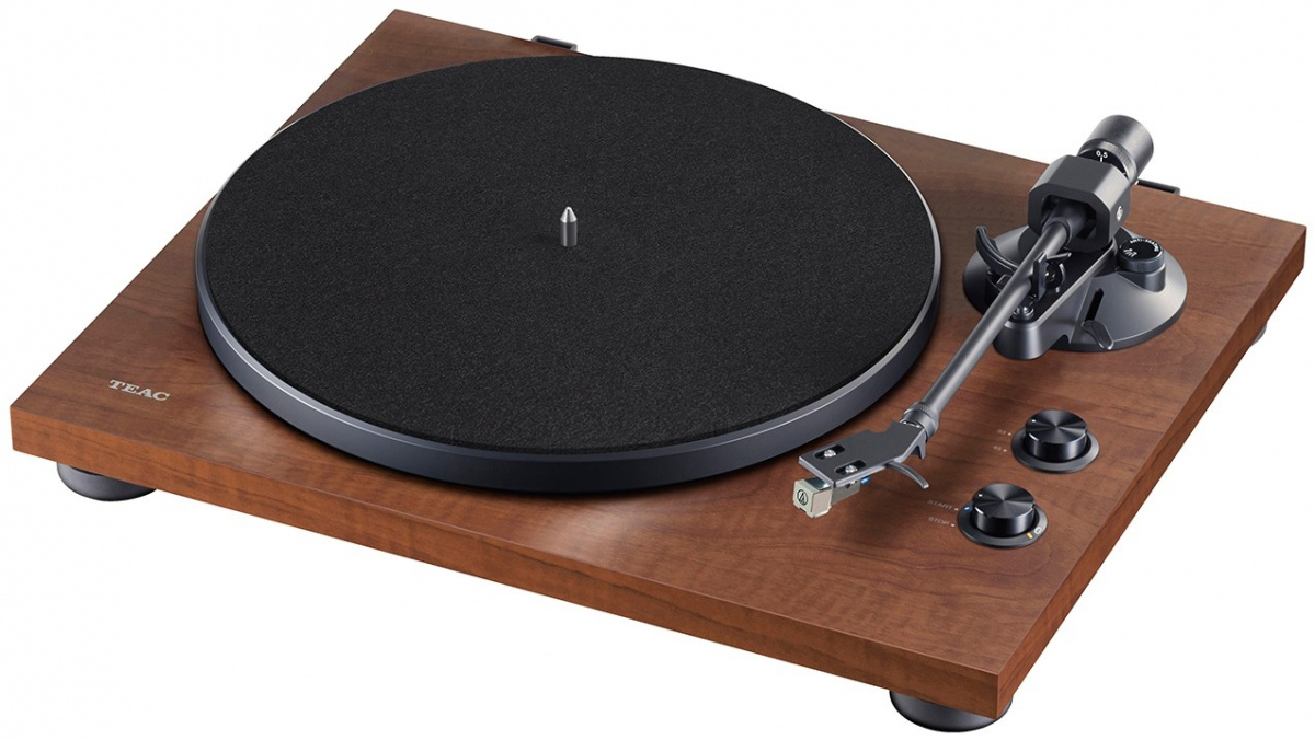 Teac TN-280BT-A3 platespiller med AT-3600L pickup, Bluetooth & RIAA-trinn, valnøtt