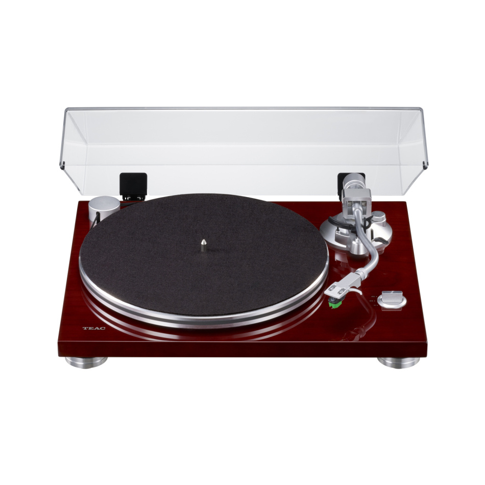 Teac TN-3B platespiller med RIAA & USB-digitalisering, kirsebær