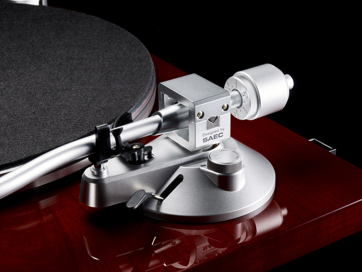 Teac TN-3B platespiller med RIAA & USB-digitalisering, kirsebær