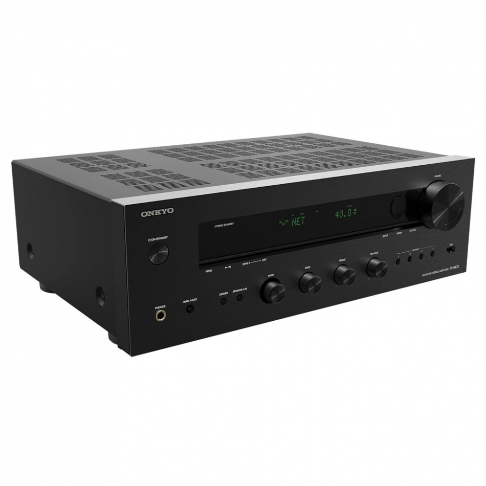 Onkyo TX-8470 stereoforsterker med nettverk, HDMI & RIAA-trinn