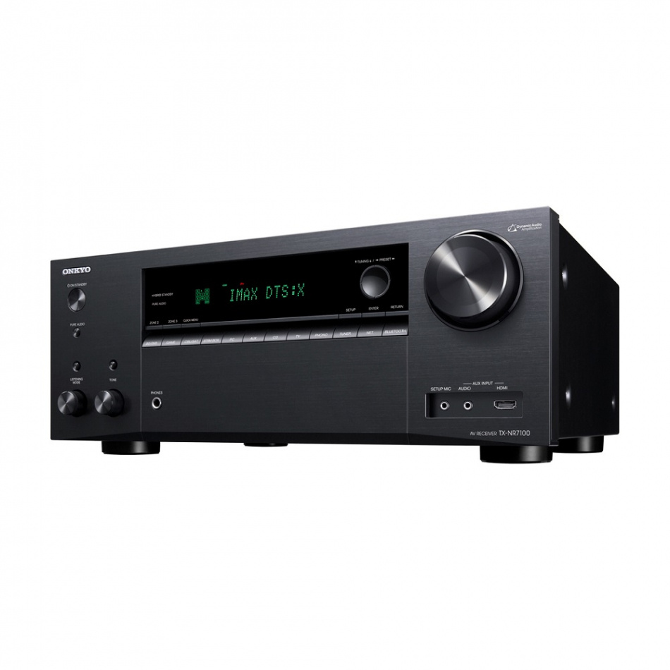 Onkyo TX-NR7100 hjemmekinoforsterker med THX Select & Dirac Live, svart