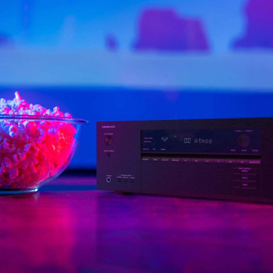 Onkyo TX-SR3100 hjemmekinoforsterker, svart Retureksemplar