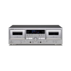 Teac W-1200 dobbelt kassettdekk med digitalisering, sølv Teac W-1200 dobbelt kassettdekk med digitalisering, sølv