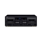 Teac W-1200 dobbelt kassettdekk med digitalisering, svart Teac W-1200 dobbelt kassettdekk med digitalisering, svart