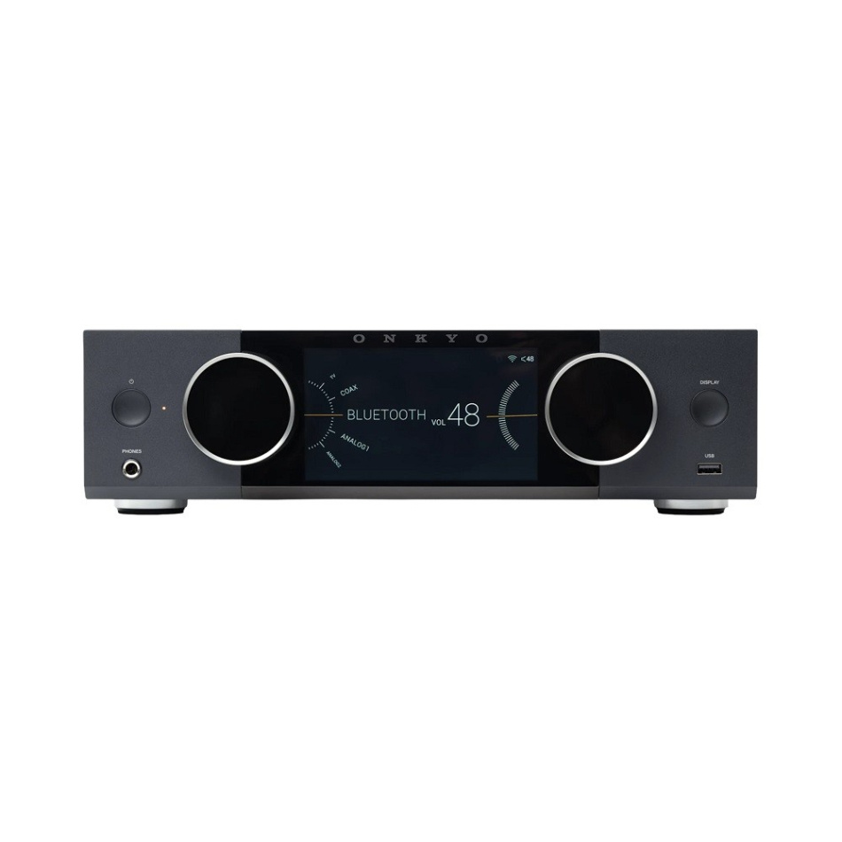 Onkyo Muse Y-40 streamingforsterker med HDMI & Phono, svart