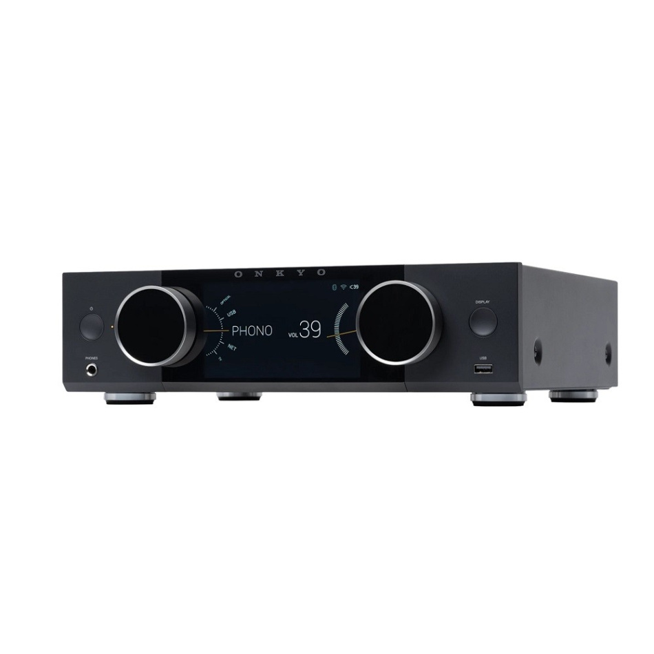 Onkyo Muse Y-40 streamingforsterker med HDMI & Phono, svart