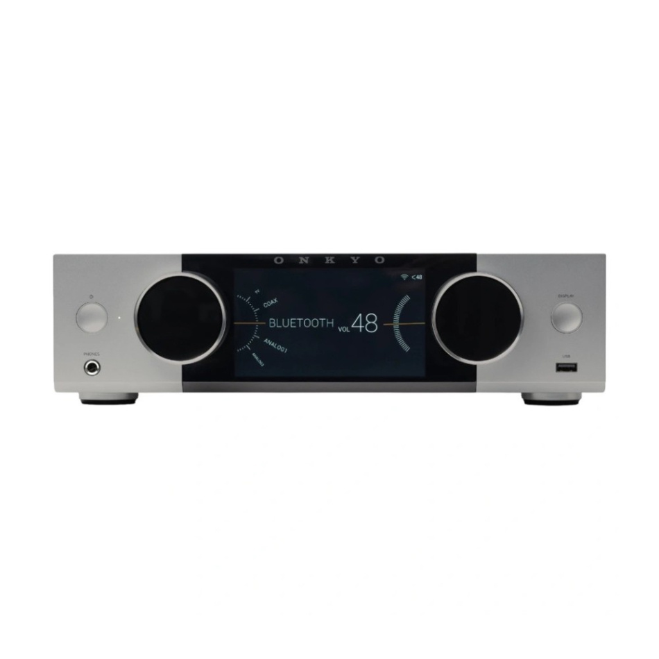 Onkyo Muse Y-40 strømmeforsterker med HDMI & Phono, sølv