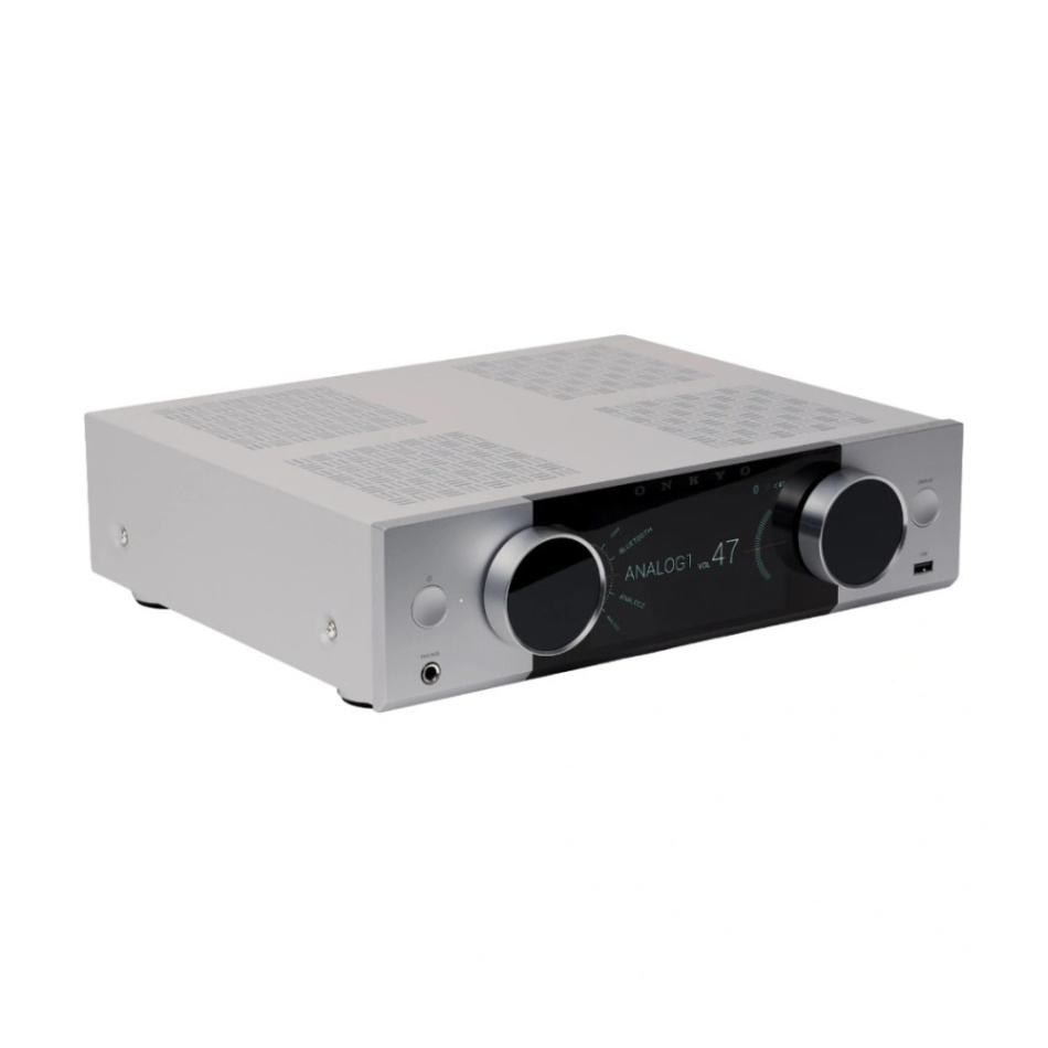 Onkyo Muse Y-40 strømmeforsterker med HDMI & Phono, sølv