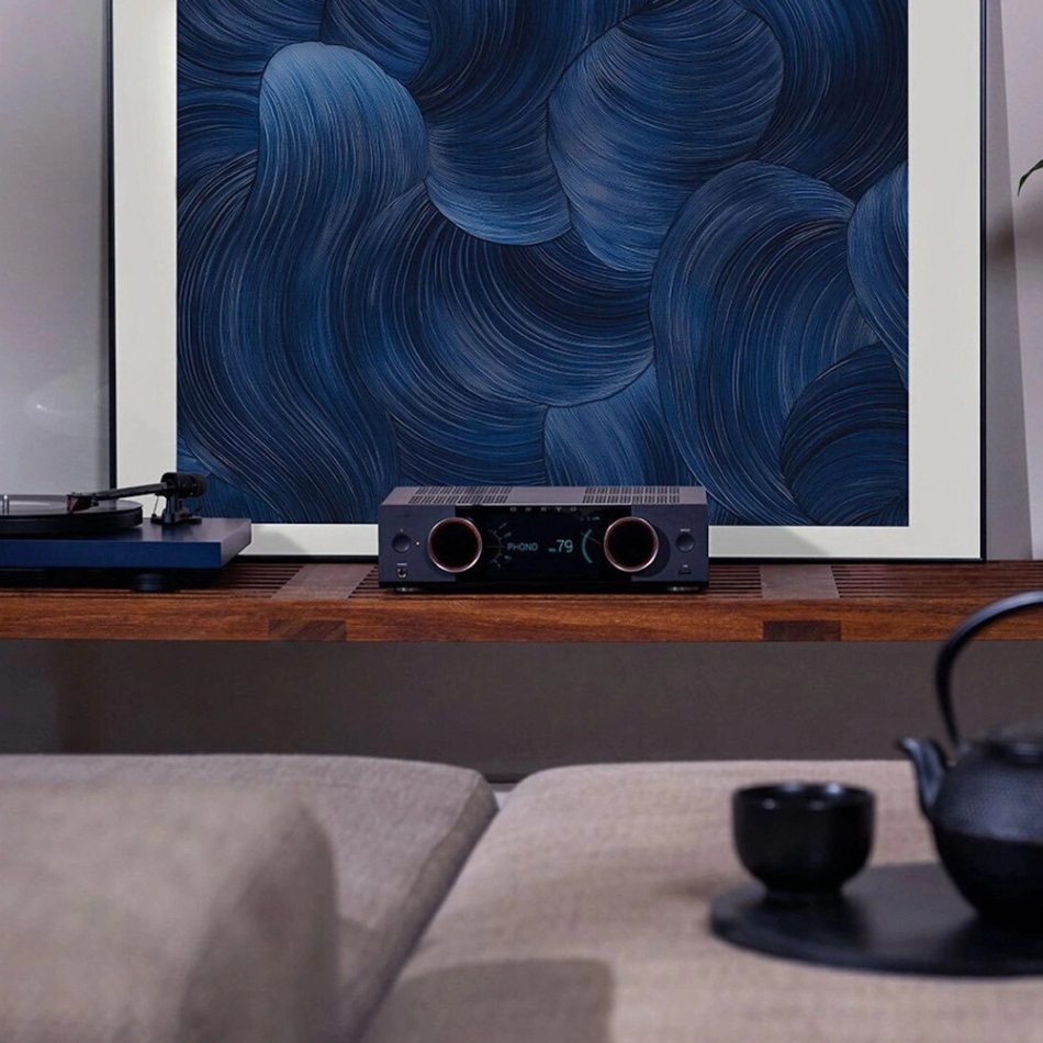 Onkyo Muse Y-50 streamingforsterker med HDMI & Phono, svart