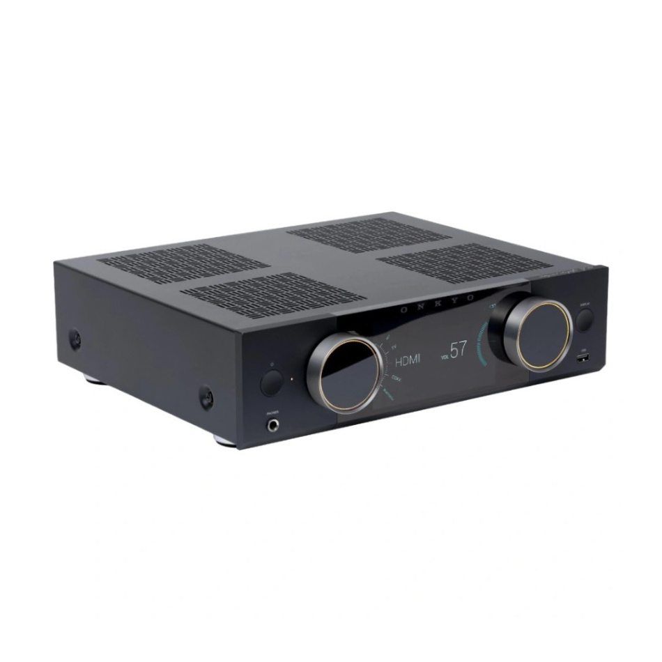 Onkyo Muse Y-50 streamingforsterker med HDMI & Phono, svart