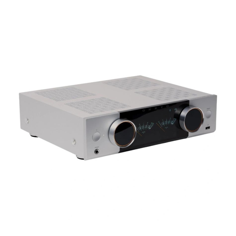 Onkyo Muse Y-50 streamingforsterker med HDMI & Phono, sølv