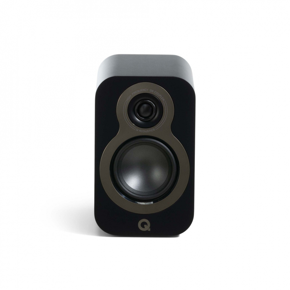 Q Acoustics 3010c stativhøyttalere, matt svart par