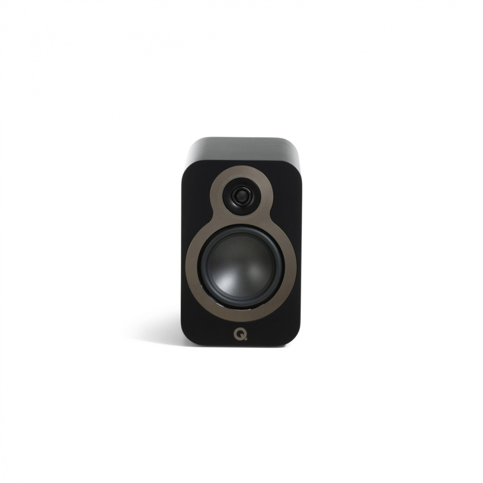 Q Acoustics 3020c stativhøyttalere, matt svart par