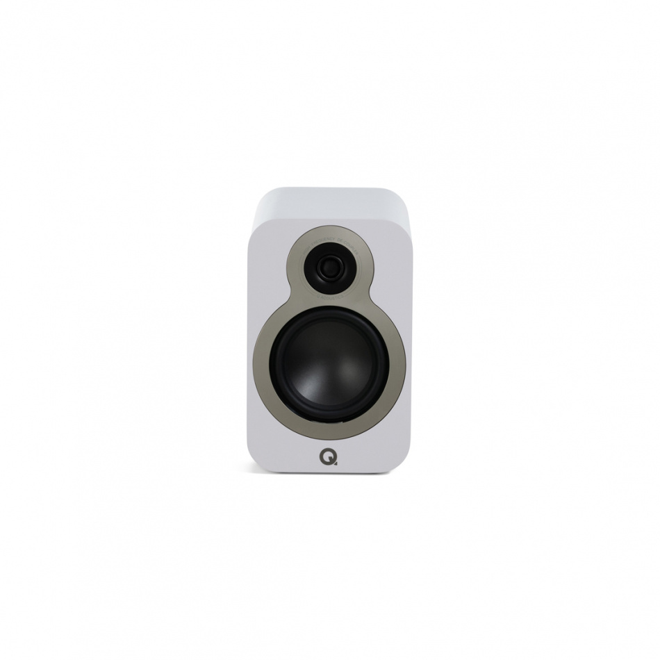 Q Acoustics 3020c stativhøyttalere, matt hvit par