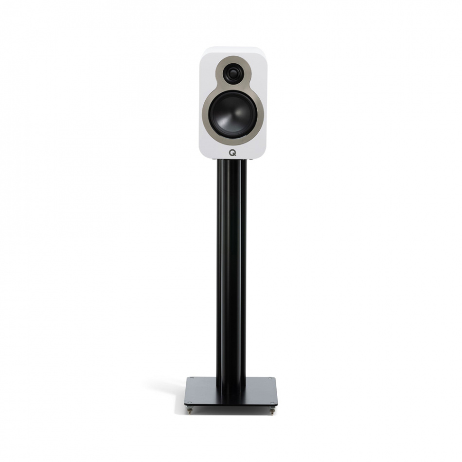 Q Acoustics 3020c stativhøyttalere, matt hvit par