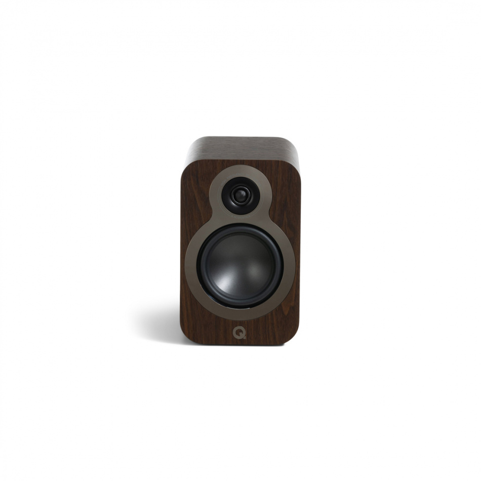 Q Acoustics 3020c stativhøyttalere, valnøtt par