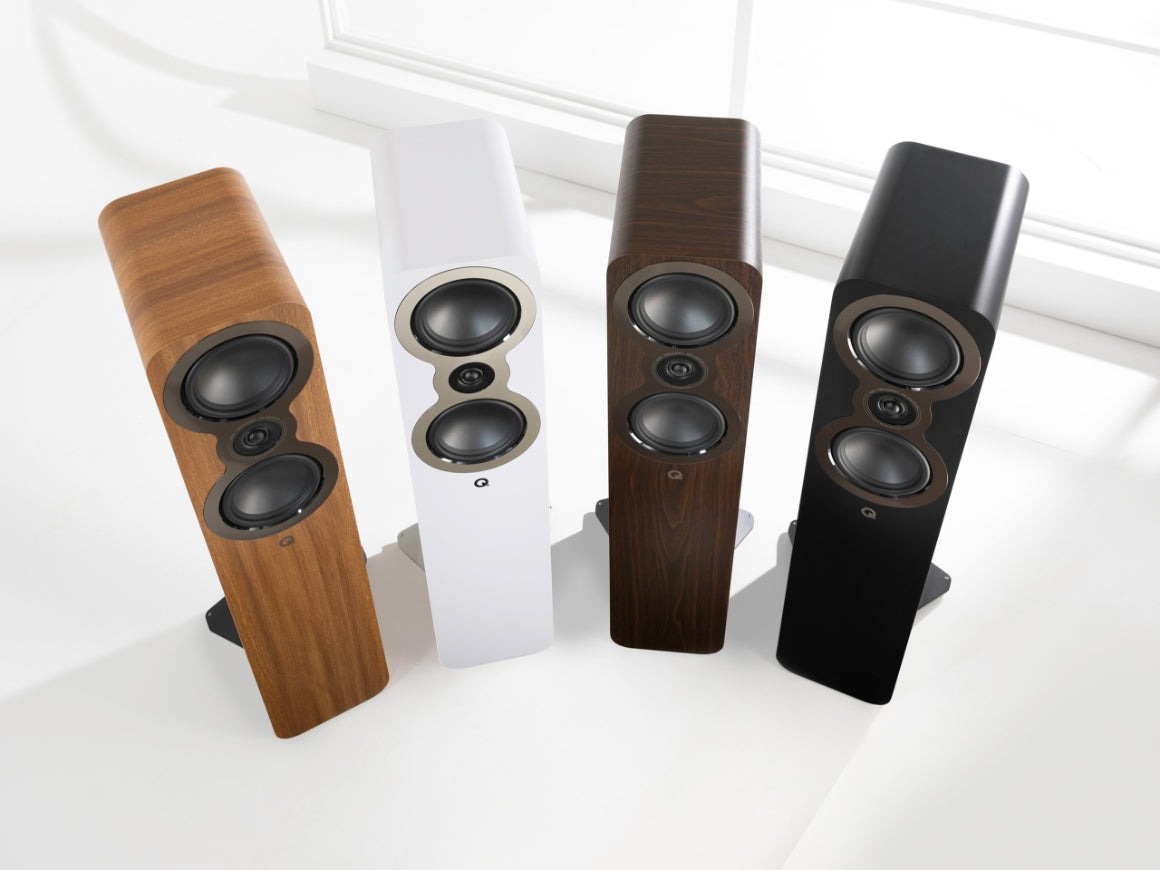 Q Acoustics 3050c gulvhøyttalere, eik par