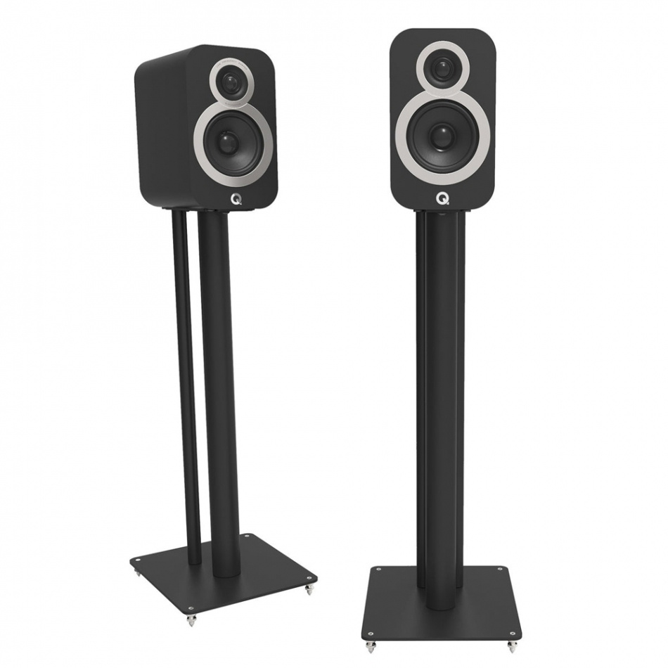 Q Acoustics FS50 høyttalerstativ, svart par