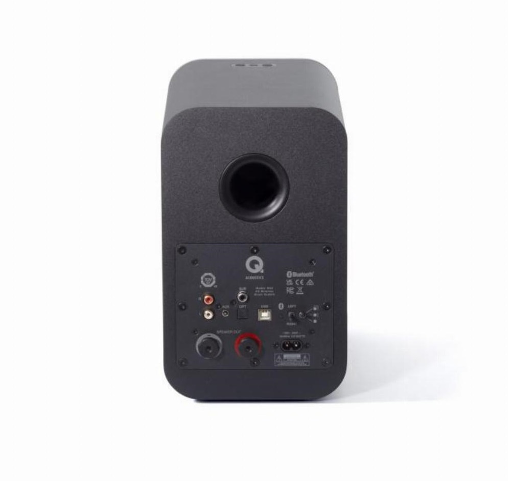 Q Acoustics M20 aktive stereohøyttalere med Bluetooth & DAC, svart par