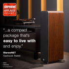 Q Acoustics M40 aktive stereohøyttalere med Bluetooth & DAC, svart par Q Acoustics M40 aktive stereohøyttalere med Bluetooth & DAC, svart par