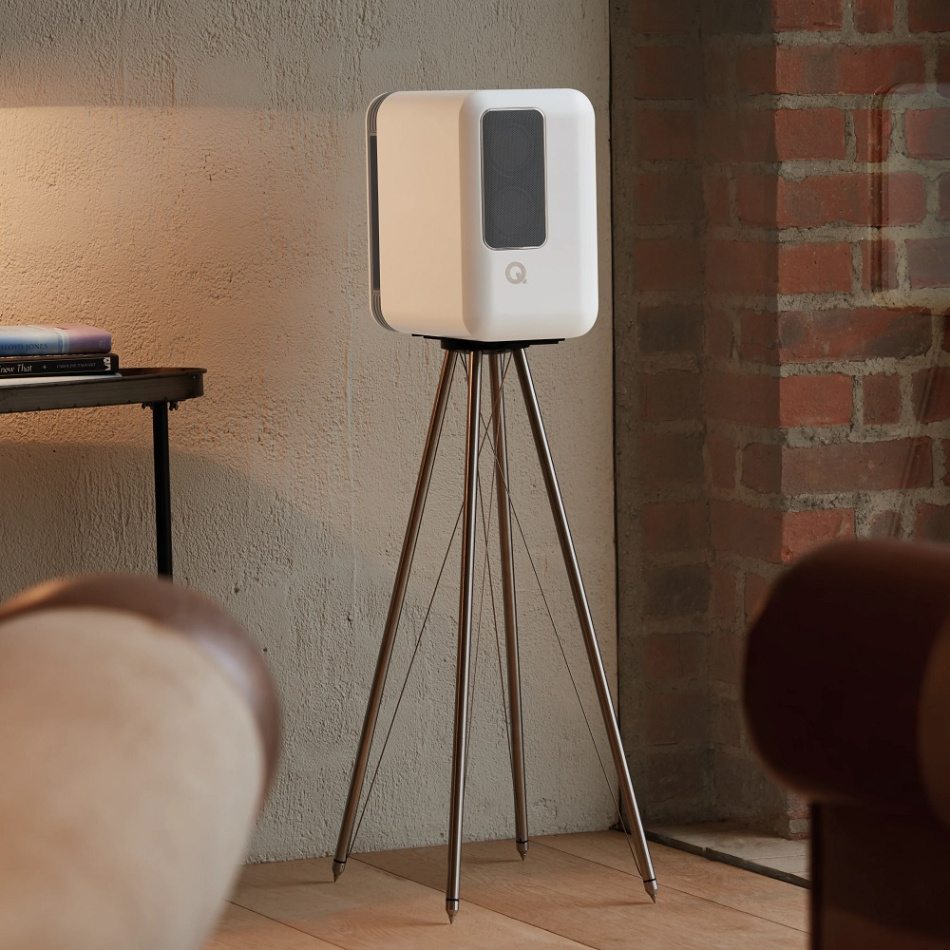 Q Acoustics QActive 200 aktive stereohøyttalere, matt hvitt par