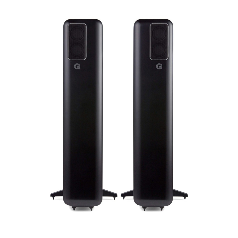 Q Acoustics QActive 400 aktive stereohøyttalere, matt svart par