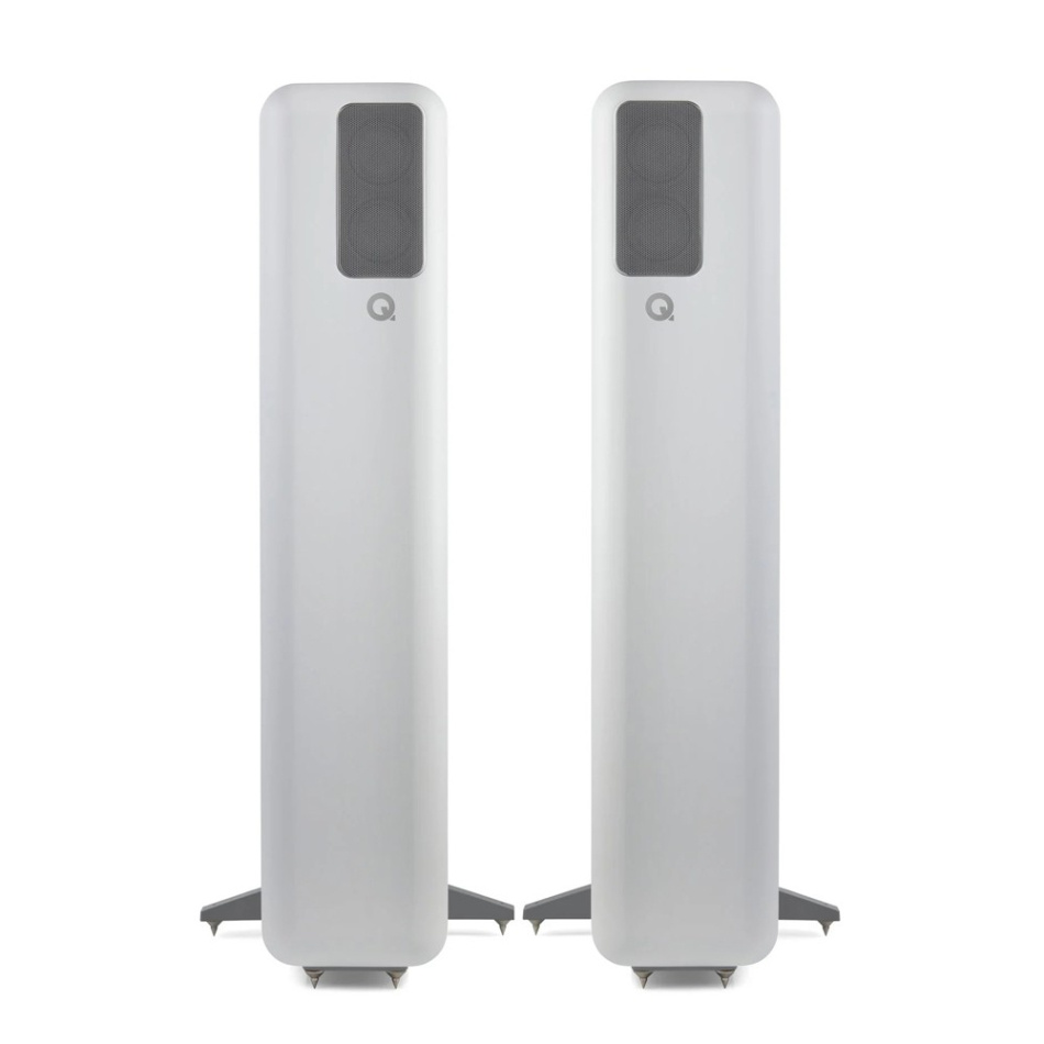 Q Acoustics QActive 400 aktive stereohøyttalere, matt hvitt par