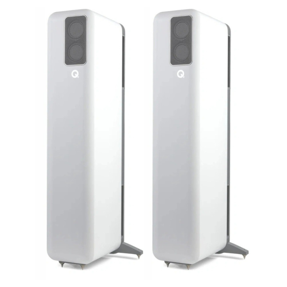 Q Acoustics QActive 400 aktive stereohøyttalere, matt hvitt par