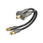 Qed Performance Y-adapter, subwoofer y-kabel hunn->to hann Qed Performance Y-adapter, subwoofer y-kabel hunn->to hann