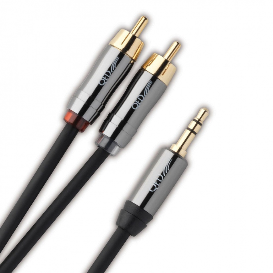 QED Performance J2J Graphite 3.5mm-2RCA lydkabel
