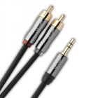 QED Performance J2J Graphite 3.5mm-2RCA lydkabel QED Performance J2J Graphite 3.5mm-2RCA lydkabel