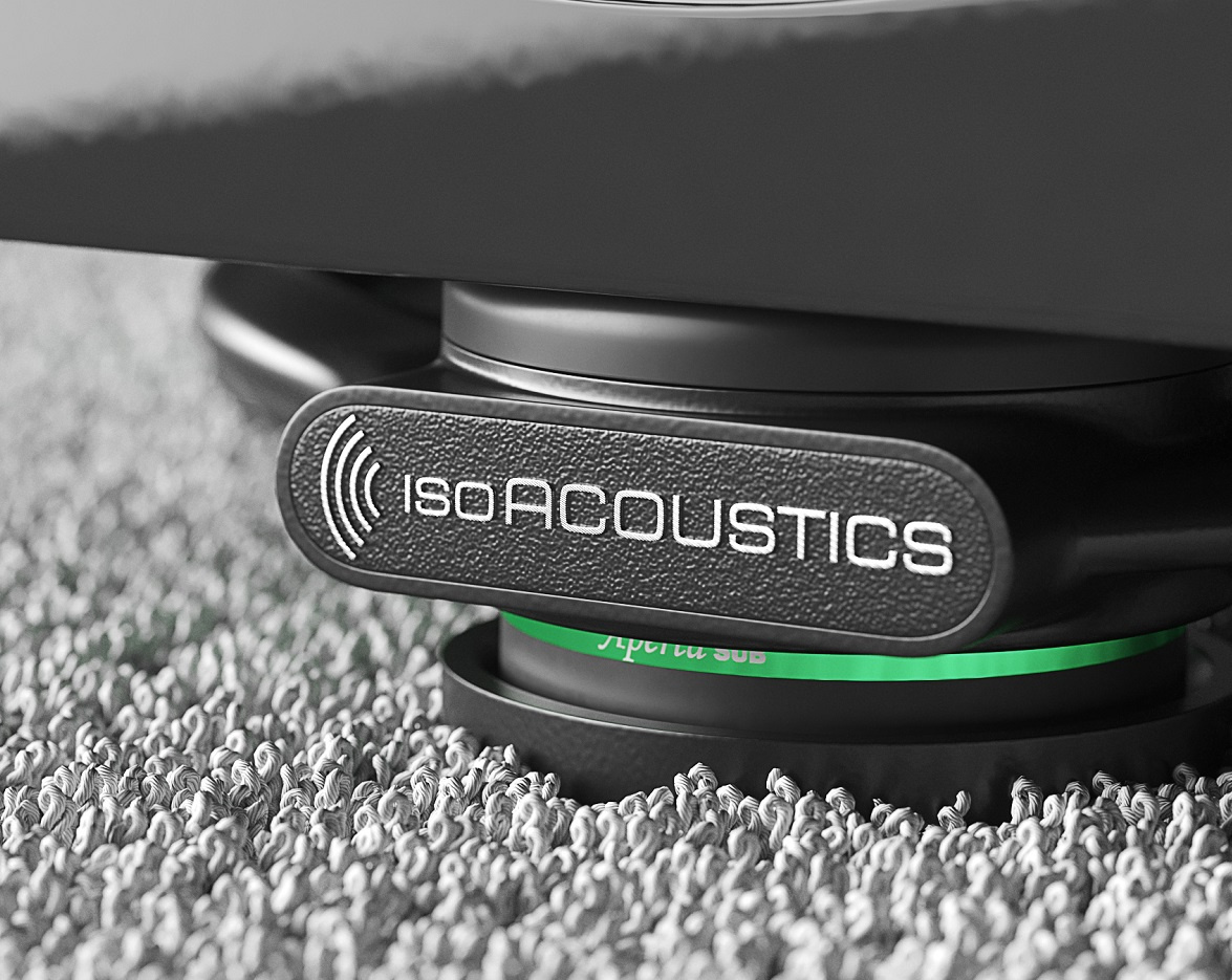 IsoAcoustics Aperta Sub, vibrasjonsdemping for subwoofer 36 kg