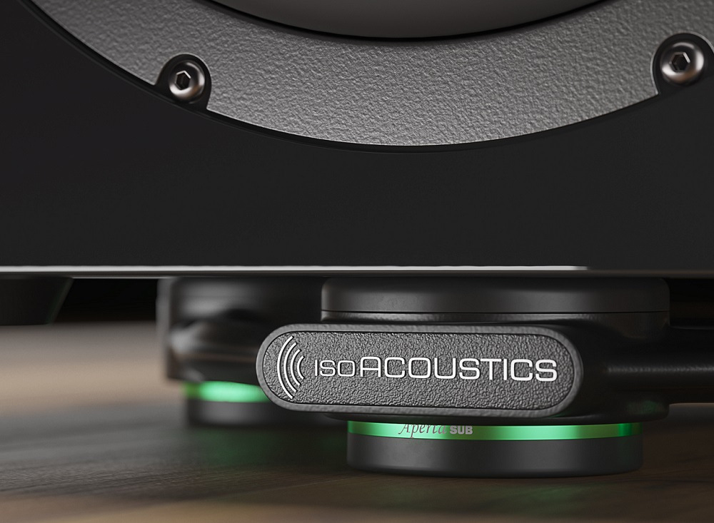 IsoAcoustics Aperta Sub, vibrasjonsdemping for subwoofer 36 kg