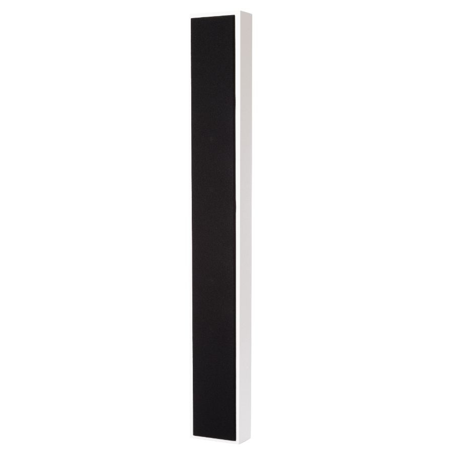 DLS Flatbox Slim XL vegghøyttaler, matt hvit stykk Retureksemplar