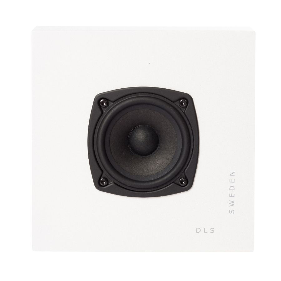 DLS Flatbox Slim Mini vegghøyttaler, matt hvit stk