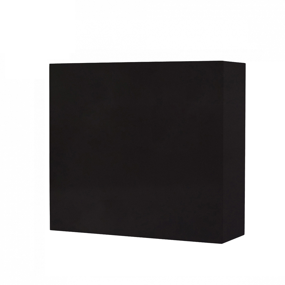 DLS Flatsub Midi veggmonterbar aktiv subwoofer, matt svart