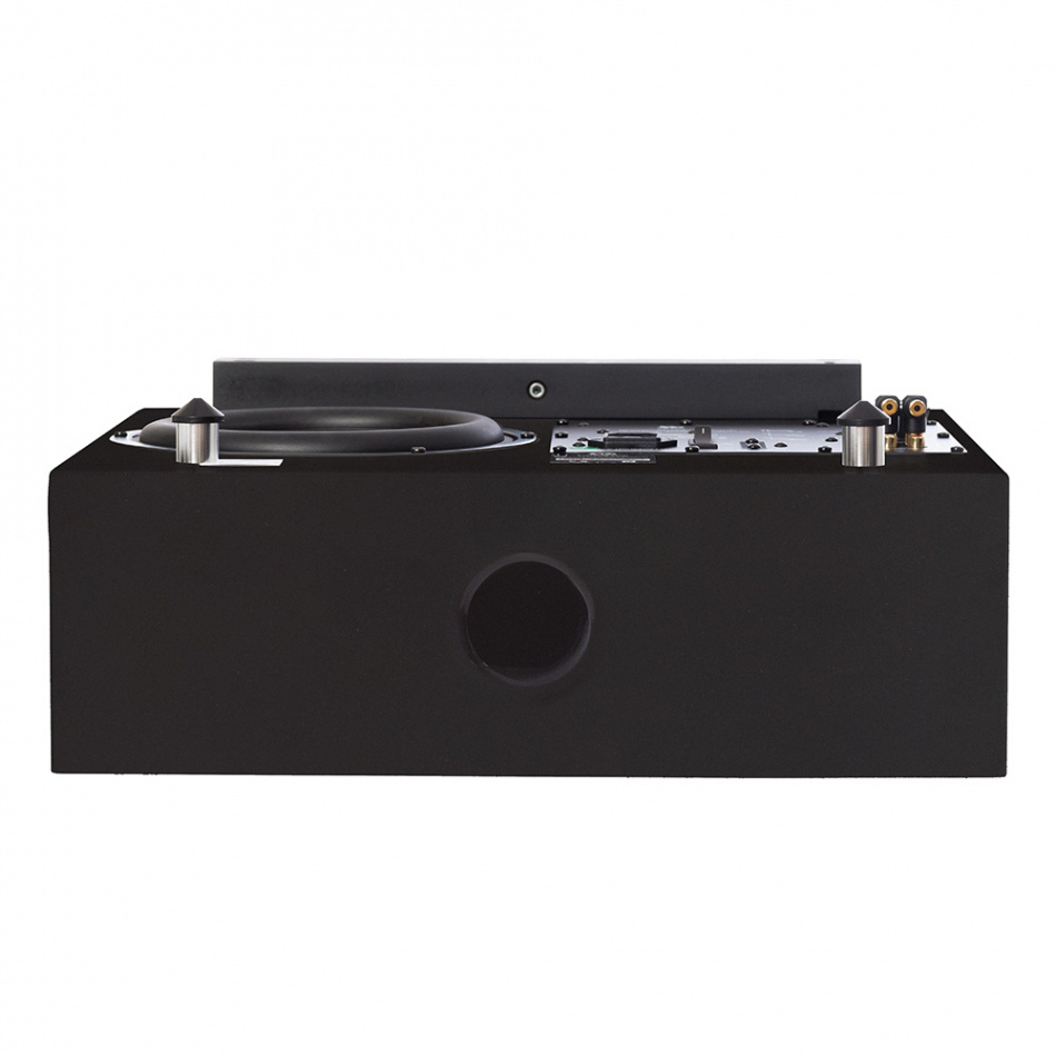 DLS Flatsub Midi veggmonterbar aktiv subwoofer, matt svart