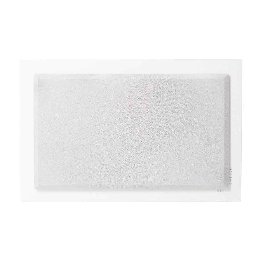 DLS Flatsub 8.2 veggmonterbar aktiv subwoofer, matt hvit