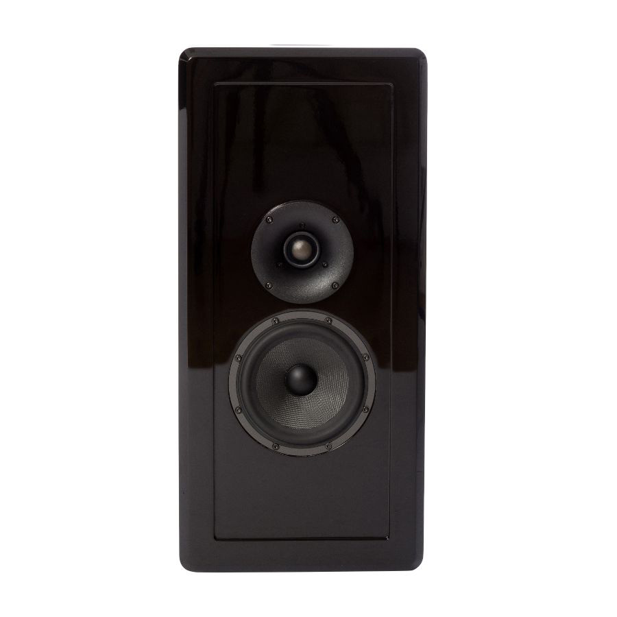 DLS Flatbox M-One vegghøyttaler, pianolakk svart, stk