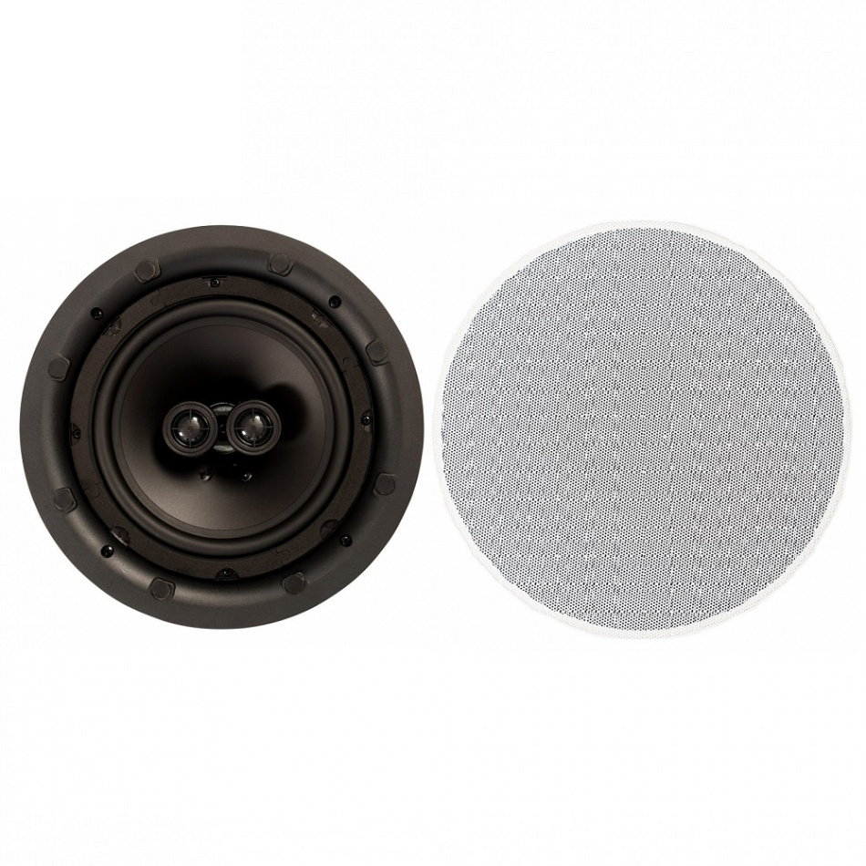 DLS IC824 innbyggingshøyttaler for tak med doble diskanter, par