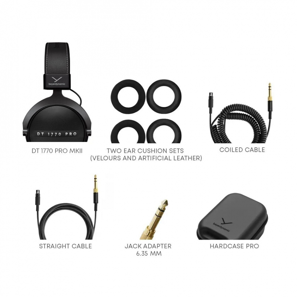 Beyerdynamic DT 1770 PRO MKII, lukkede over-ear hodetelefoner 30 Ohm