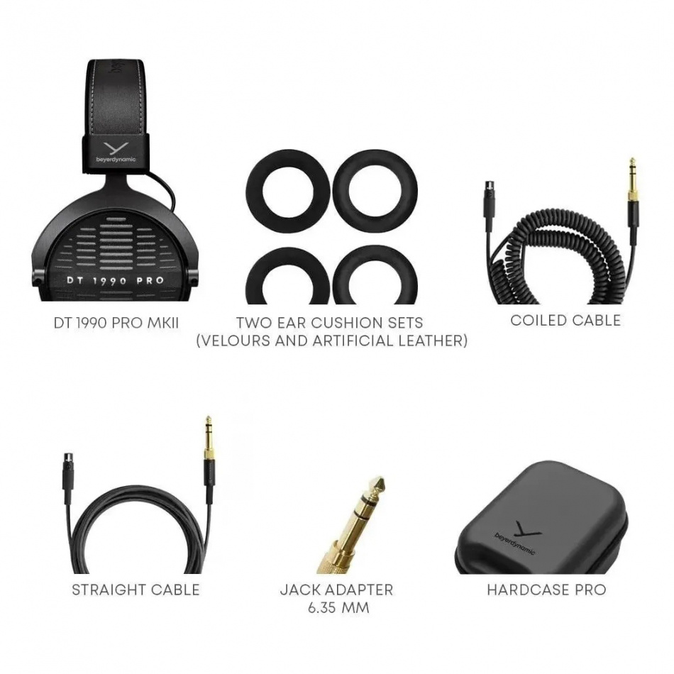 Beyerdynamic DT 1990 PRO MKII, åpne over-ear hodetelefoner 30 Ohm