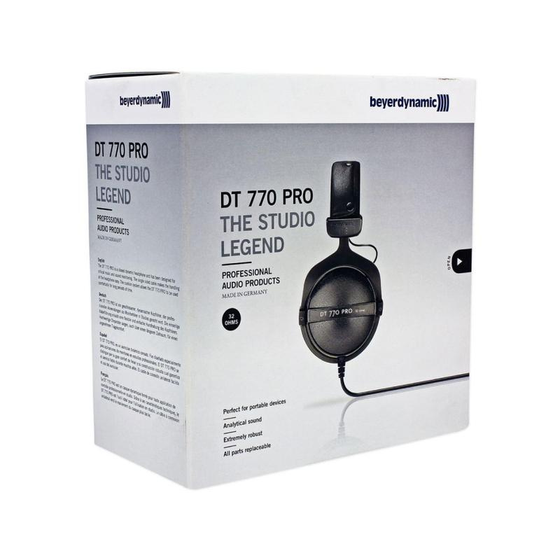 Beyerdynamic DT 770 PRO, lukket hodetelefon 250 Ohm