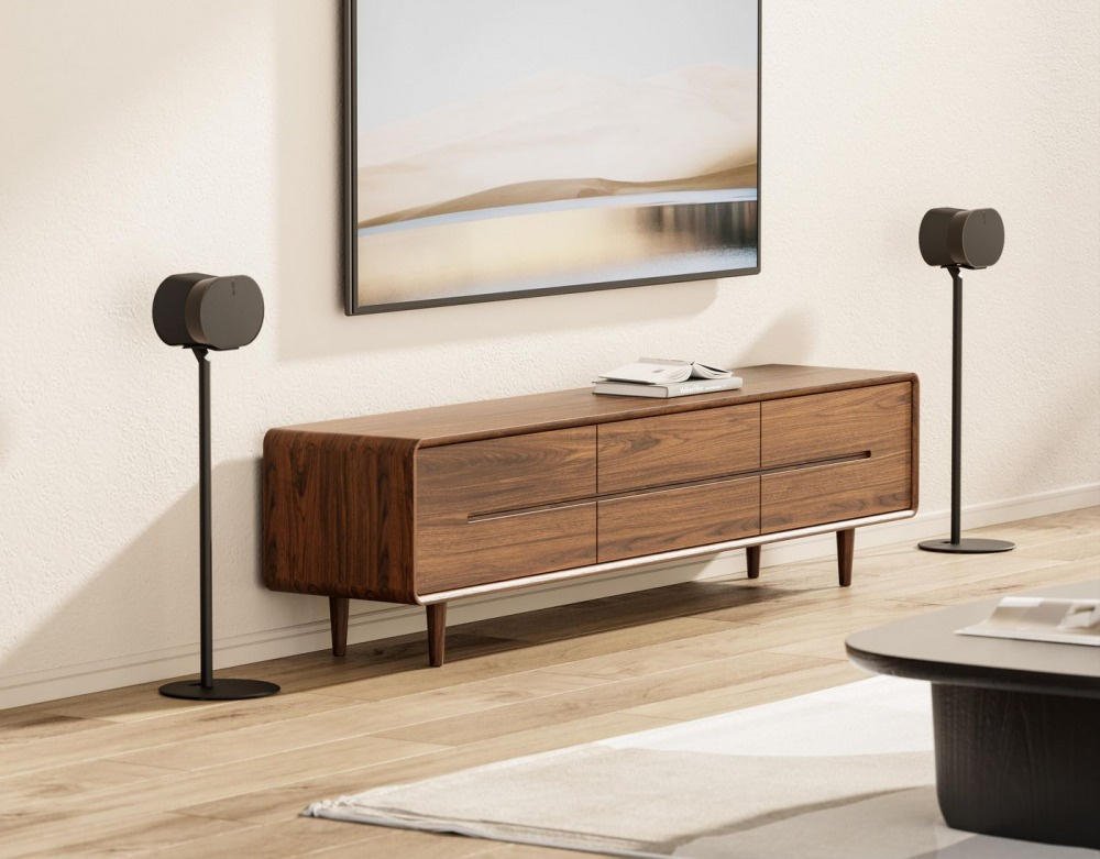 Vivolink VLFSSP-E300 høyttalerstativ for Sonos Era 300, svartgrå stk