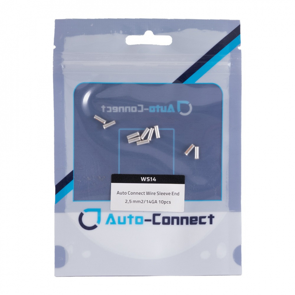 Auto-Connect WS14 kabelhylser for 2.5 mm² kabel, 10-pakning