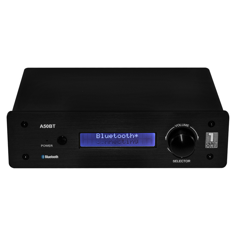 System One A50BT kompakt stereoforsterker med Bluetooth & DAC