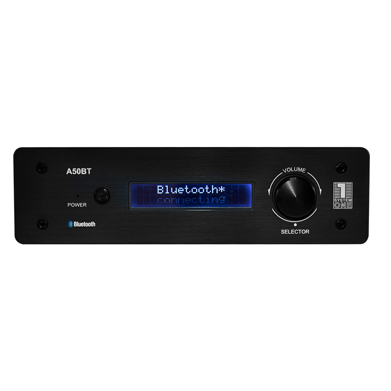 System One A50BT kompakt stereoforsterker med Bluetooth & DAC