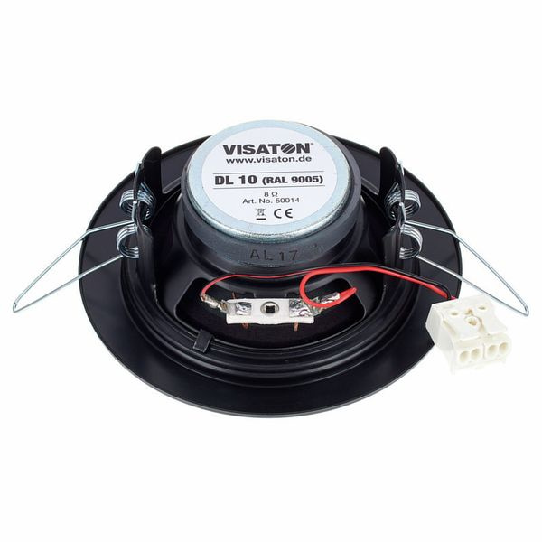 Visaton DL 10 - 8 Ohm innbyggingshøyttaler for tak, stk svart