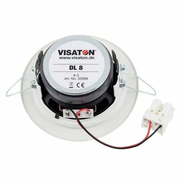 Visaton DL 8 - 8 Ohm innbyggingshøyttaler for tak, stk hvit